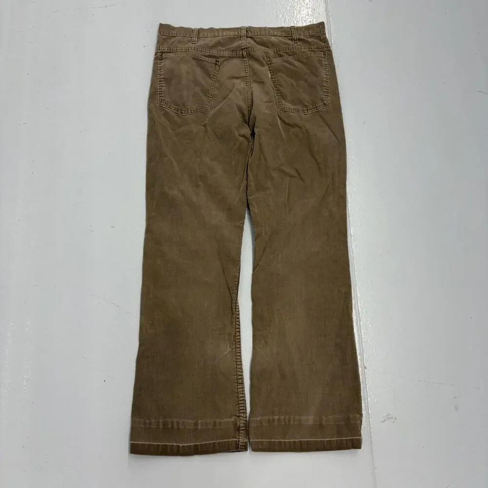 Vintage 70s Levi’s 646 Brown Bell Bottom Corduroys 36x32